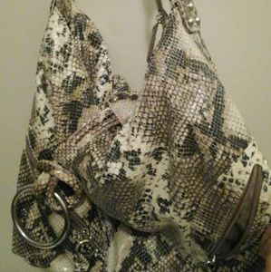 Snakeskin purse